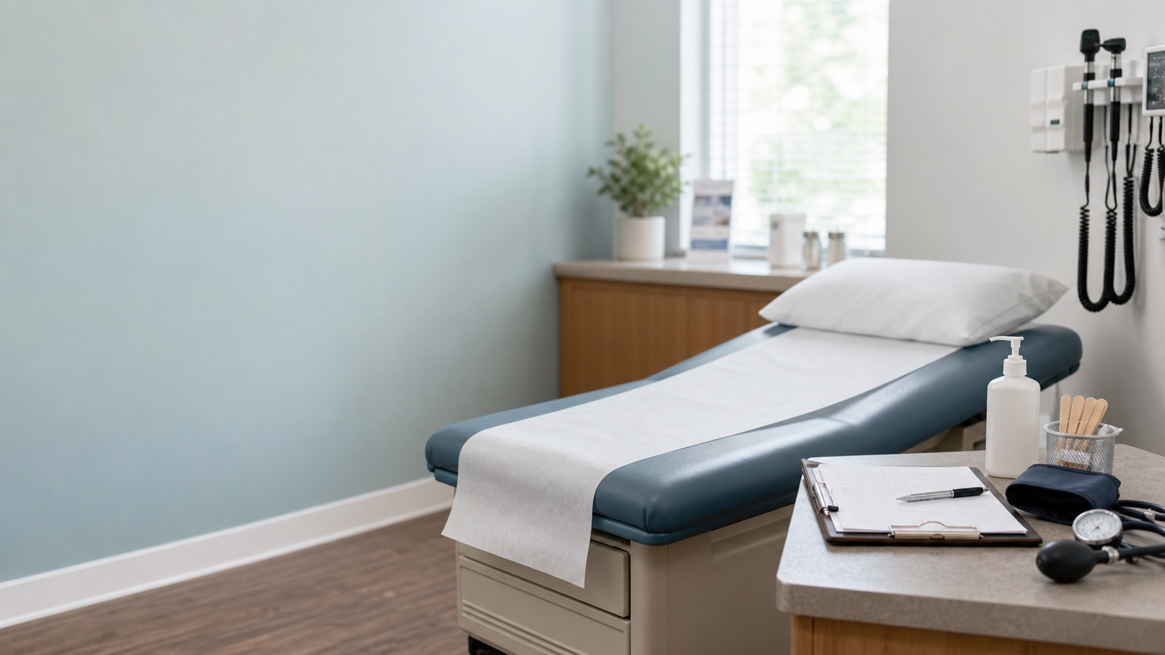 Pre-Employment Physicals visit setting at an occupational health clinic