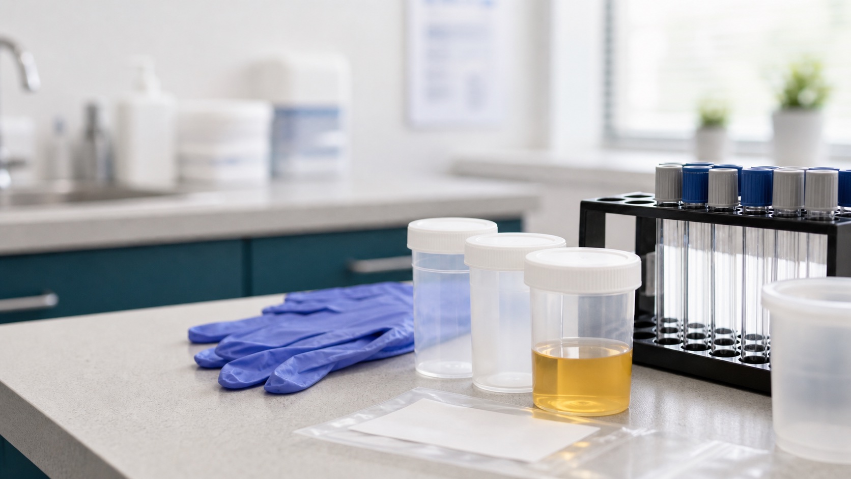Drug Testing clinical testing supplies and screening workflow