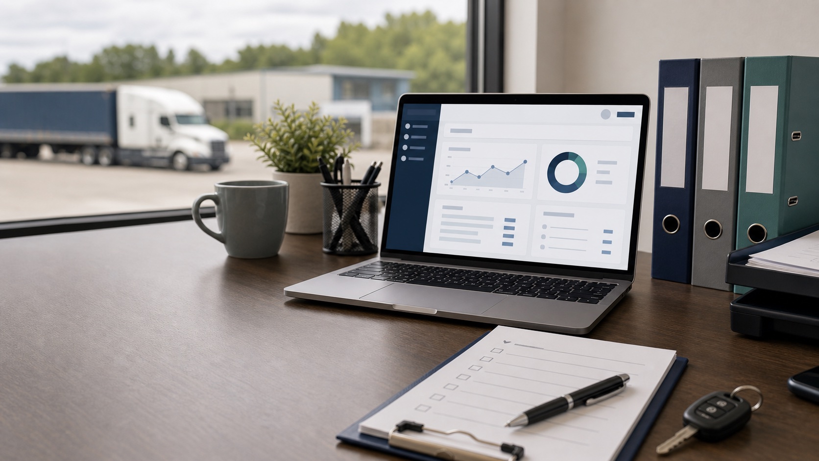 Employer compliance workspace for driver files and DOT program tracking